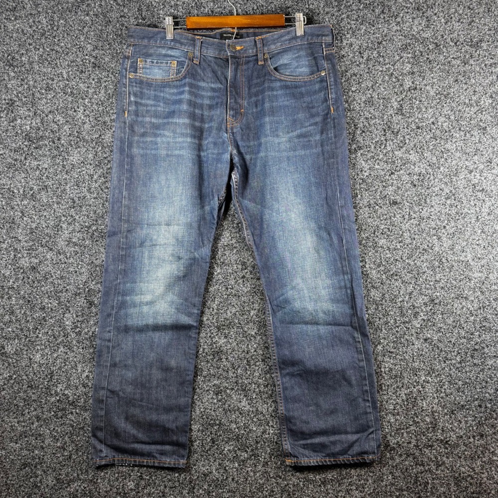Banana Republic Slim Fit Jeans Mens 36x30 Dark Wash Blue Denim 100% Cotton